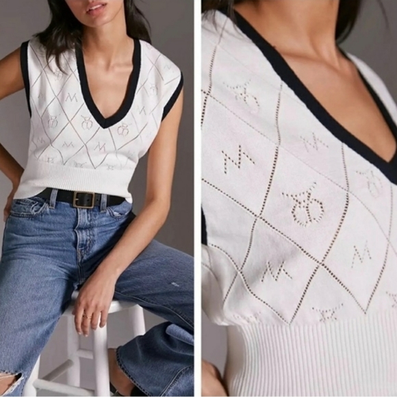 Anthro | sweater vest - Picture 2 of 3